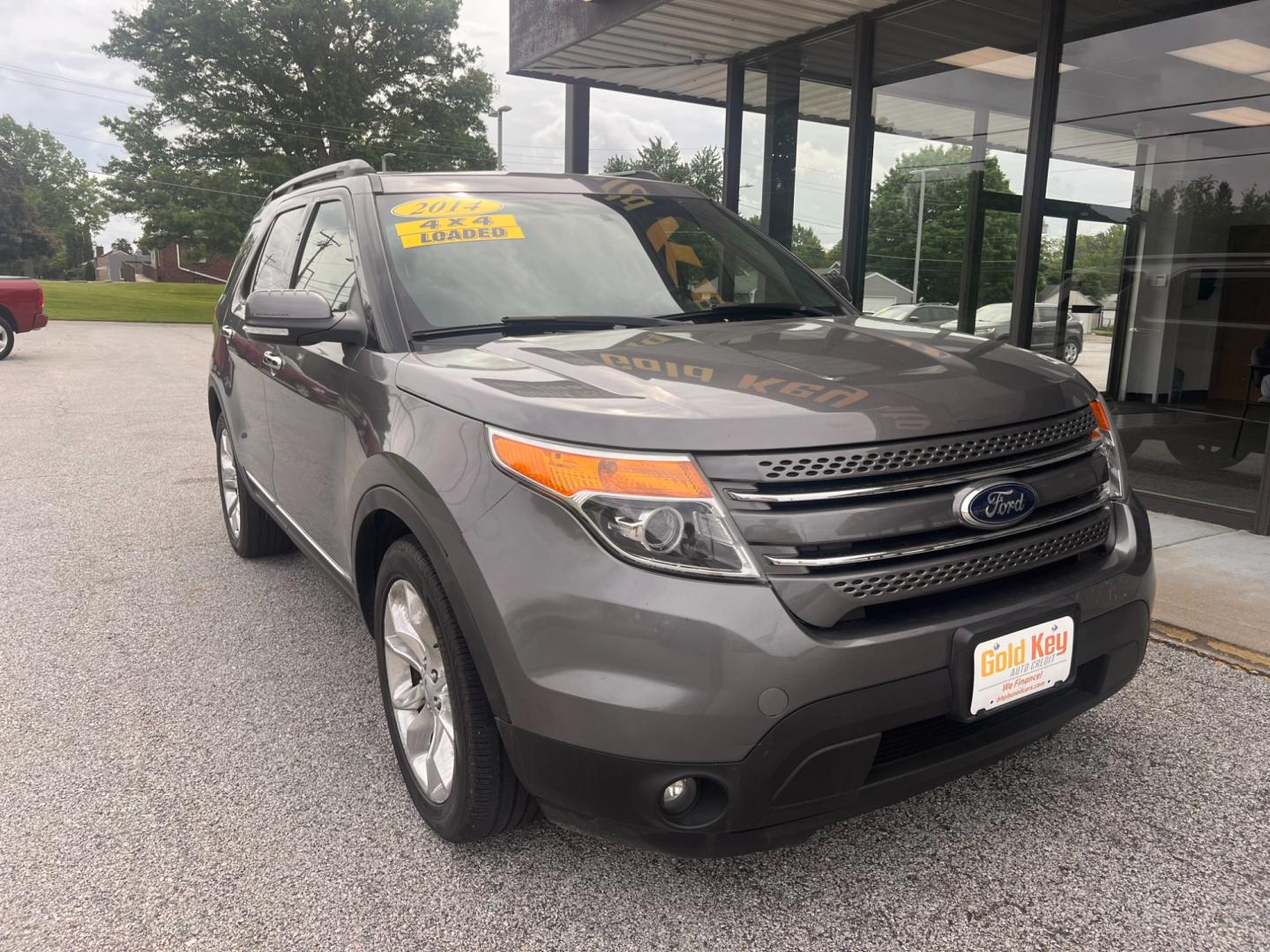 2014 Sterling Gray Metallic Ford Explorer Limited 4WD (1FM5K8F87EG) with an 3.5L V6 DOHC 24V engine, 6-Speed Automatic transmission, located at 1633 W Kimberly, Davenport, IA, 52806, (563) 323-5341, 41.559456, -90.598732 - Photo#1